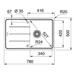 Franke Shop -Franke Shop 1 1 114.0501.283 1