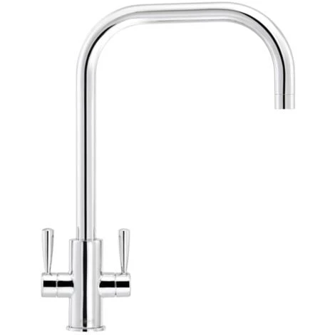 Franke Ascona U-Spout Mono Mixer Twin Lever Chrome Kitchen Tap -Franke Shop 81167210 1